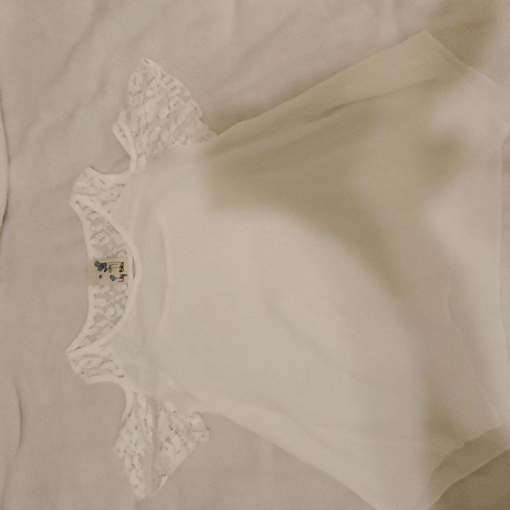 Lace top blouse